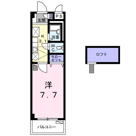 今池駅 徒歩17分 2階の物件間取画像